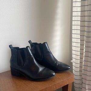 A New Day Black Ankle Boots - Size 9